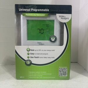 White Rodgers UP400 Universal Programmable Touchscreen Thermostat 7 Day